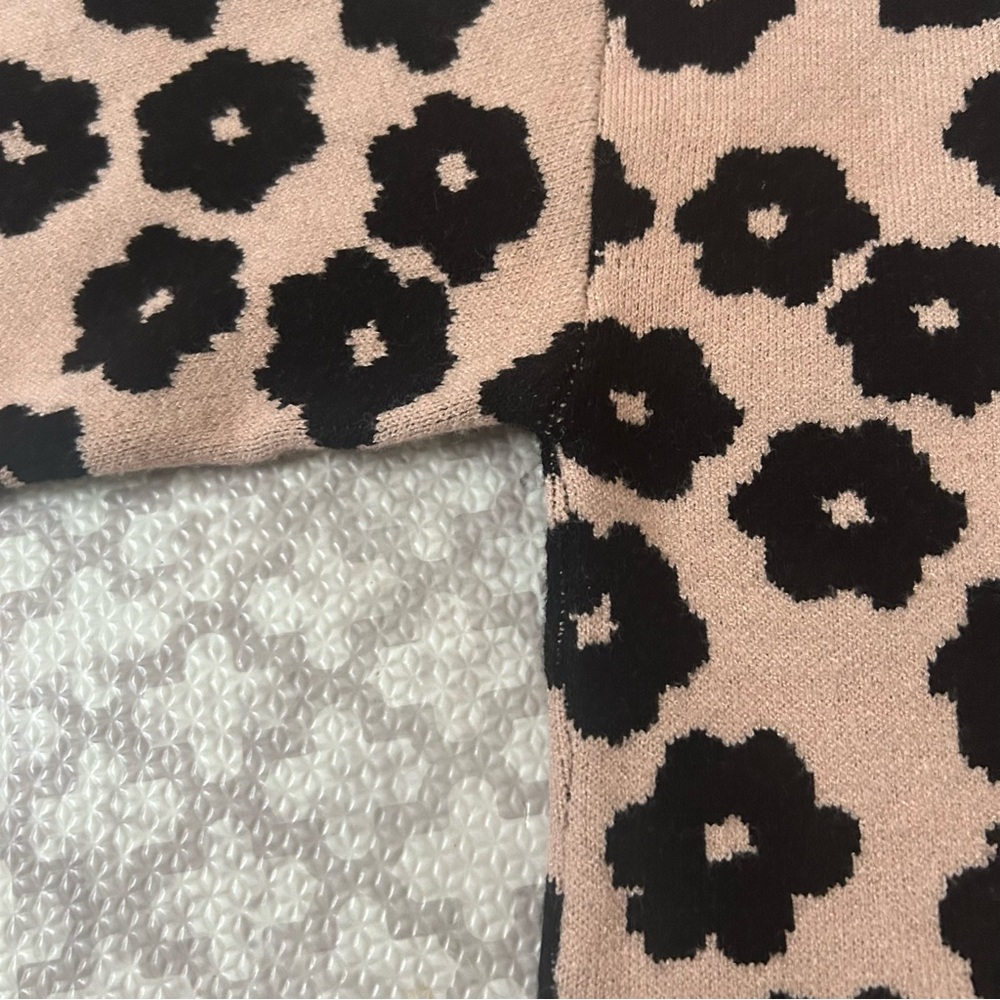 PRETTYGARDEN Women's Knit Floral Print Sweater Crewneck Long Sleeve- Size L - Picture 5 of 11